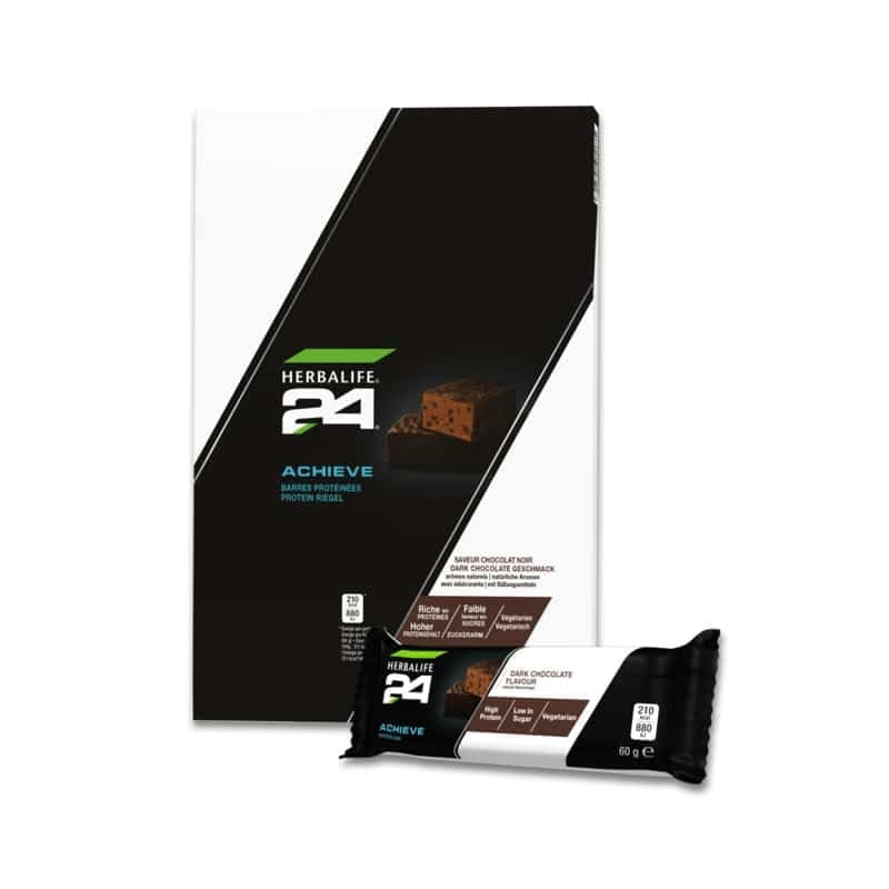H24 Achieve Protein Riegel Dark Chocolate Geschmack, 6x60g
