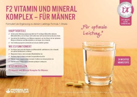 Herbalife Formula 2 - Vitamin & Mineral Komplex für Männer