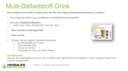 Herbalife Multi Ballaststoff Drink