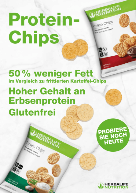 Herbalife Protein Chips Sour Cream & Onion 10x30g – Bild 3